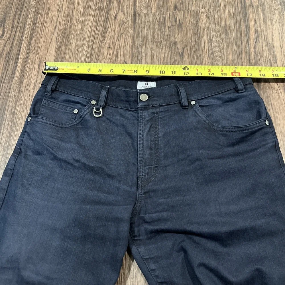 Aigner Fade Out Men's Straight Jeans Size EU 52 Color Navy Italy